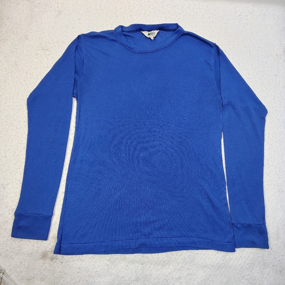 VINTAGE REI Capilene Shirt Men's Medium Blue Purple Long Sleeve Base Layer USA - Picture 9 of 13